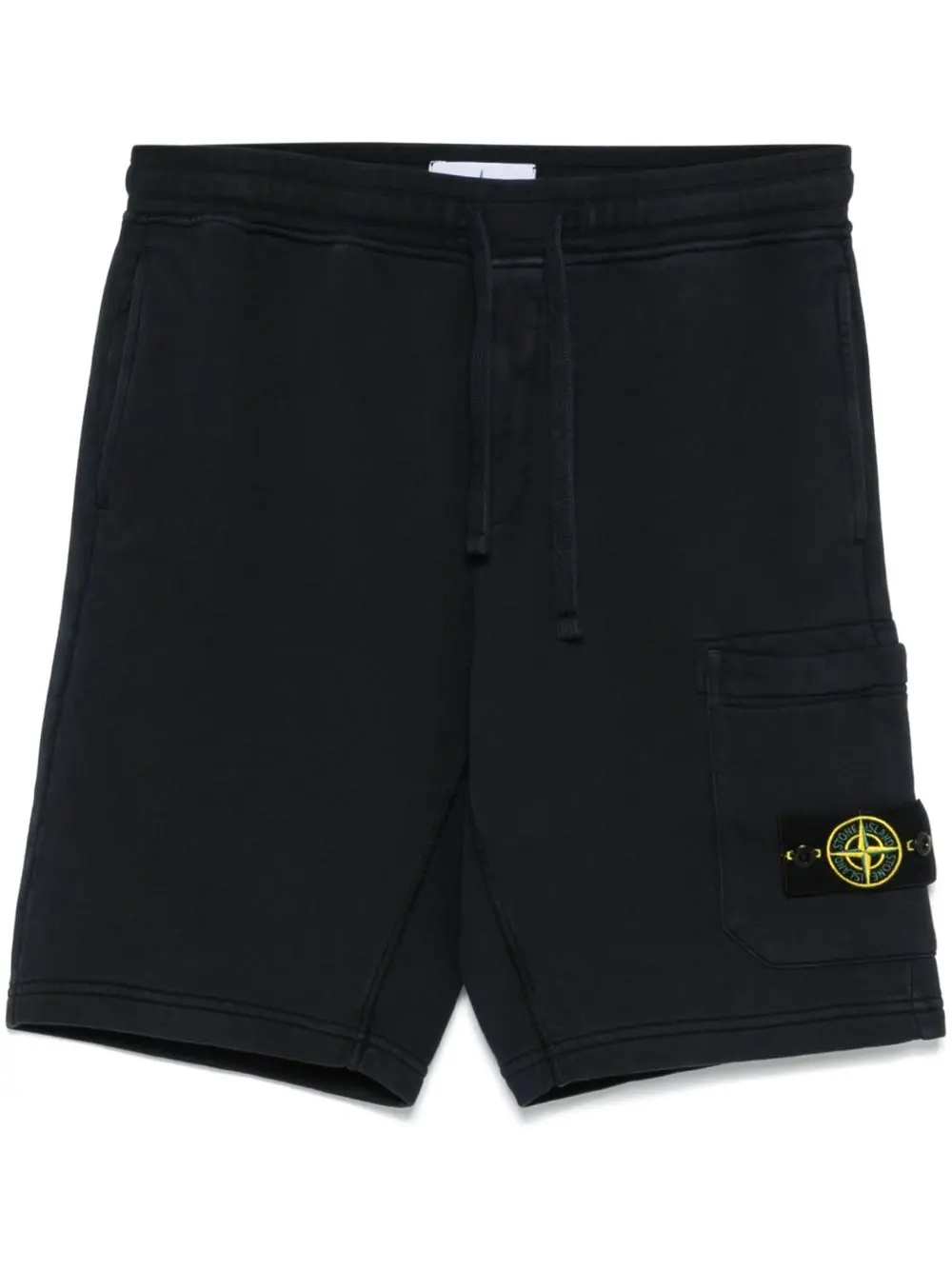 27478562_57340744_1000 Stone Island Compass-Badge Track Shorts Black - Image 1