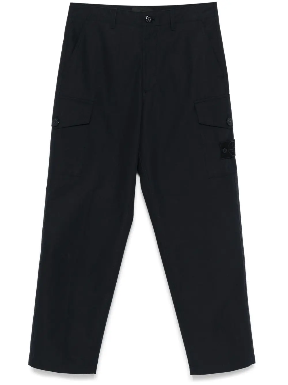 28593364_57946463_1000 Stone Island Ghost Straight-Leg Trousers Navy Blue - Image 1