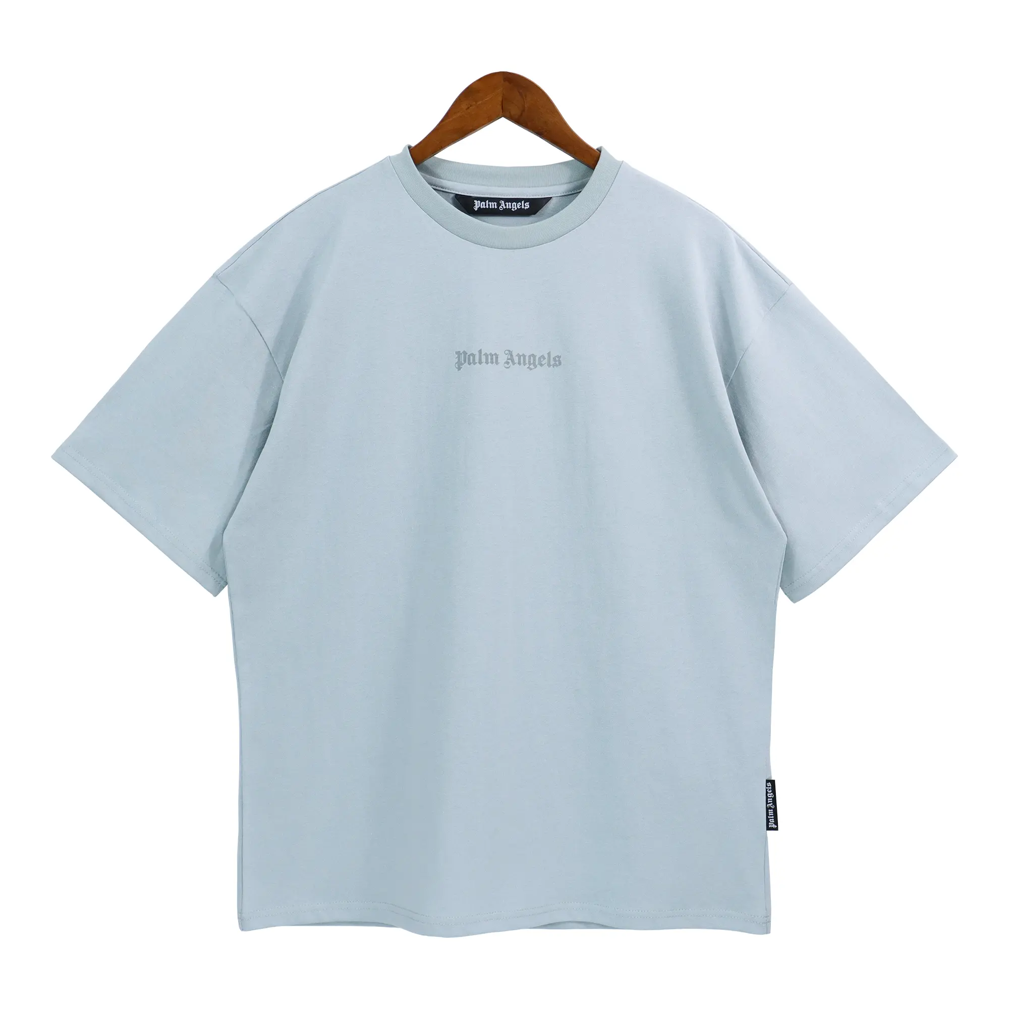 3868eff6 Palm Angels Shark T-shirt Sky Blue - Image 1