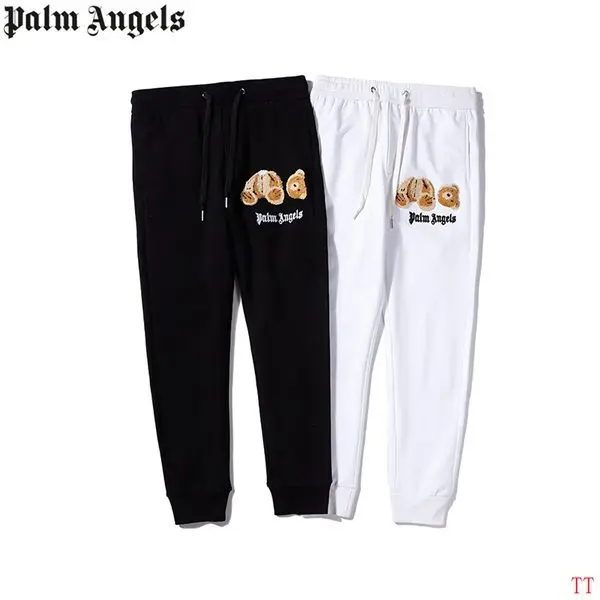 4048134 Palm Angels Sweatpants Black White - Image 1