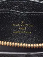 LV Black Monogram Empreinte leather Zippy Coin Purse - Image 3