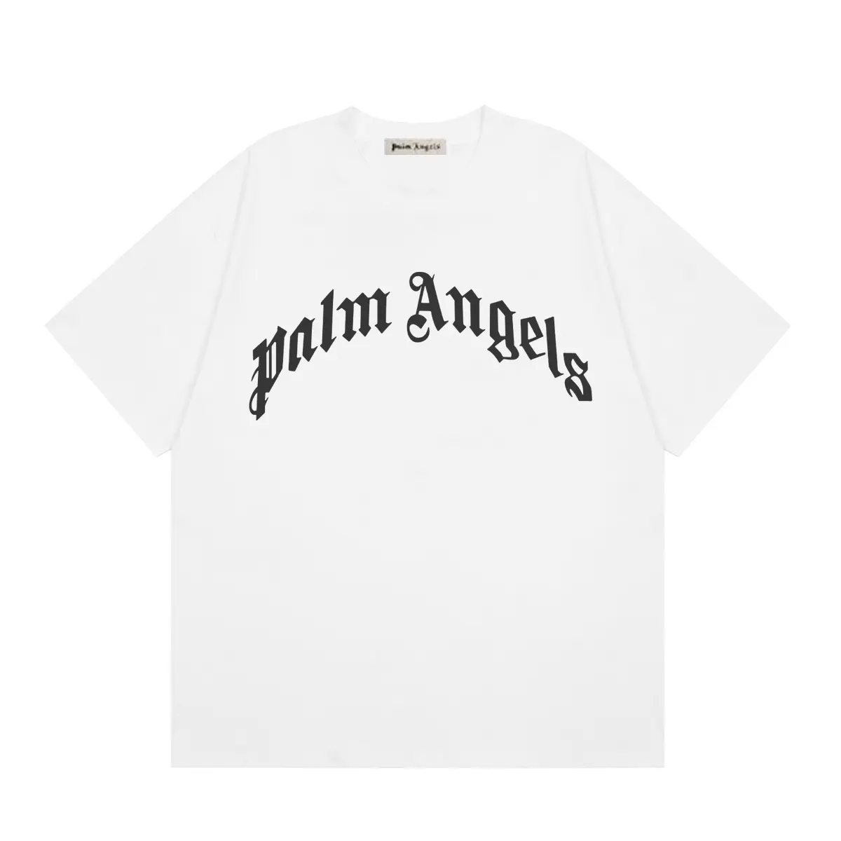579263d3 Palm Angels T Shirt White With Logo Print - Image 1
