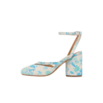 Maison Margiela Tabi Sandal Pump White And Light Blue