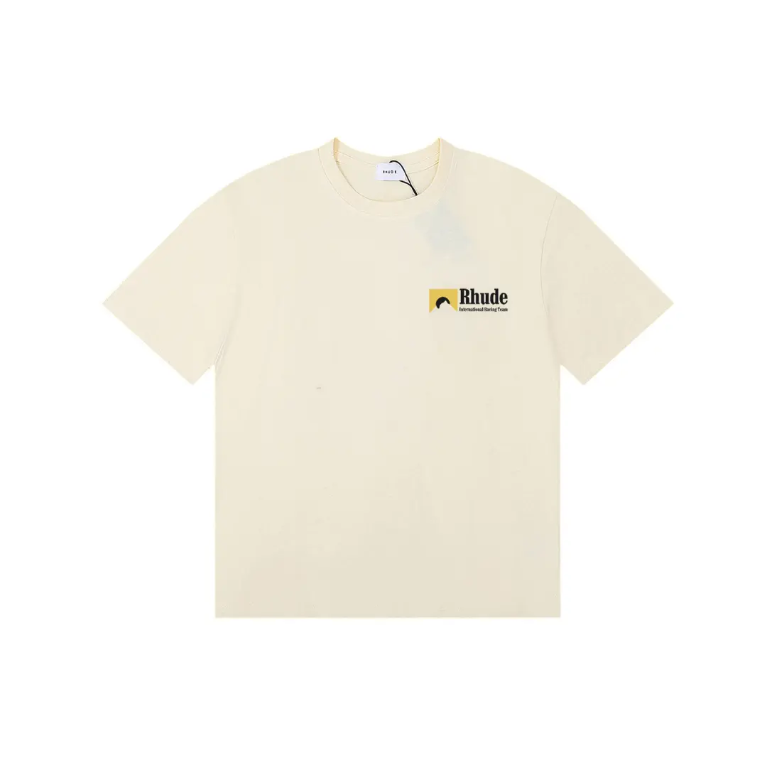 Deluxeside-2026-02-05T144417.803 Rhude Collegiate T Shirt Off White Cotton Jersey - Image 1