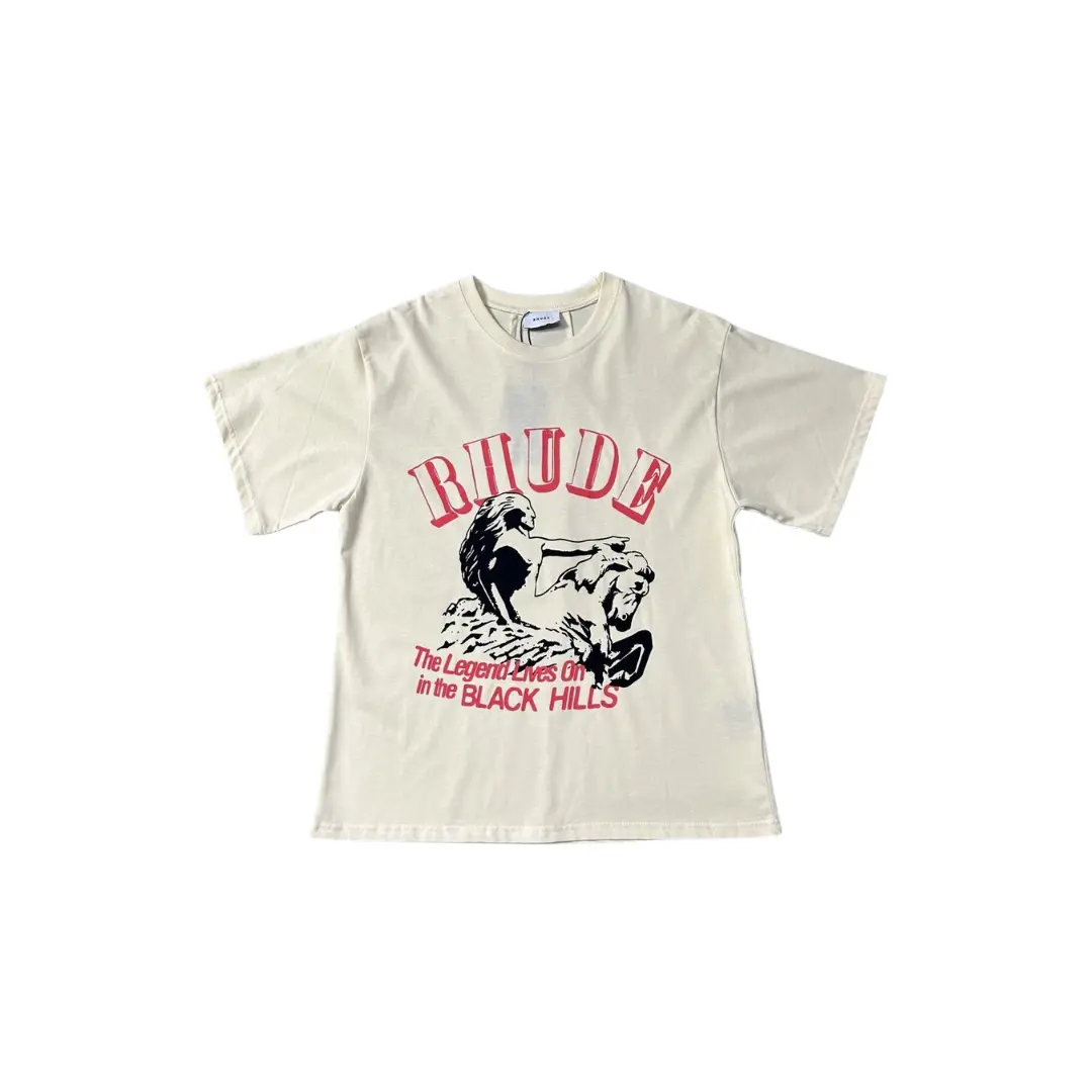 Deluxeside-2026-02-05T161828.325 Rhude T Shirt Off White With Graphic Design Cotton Jersey - Image 1