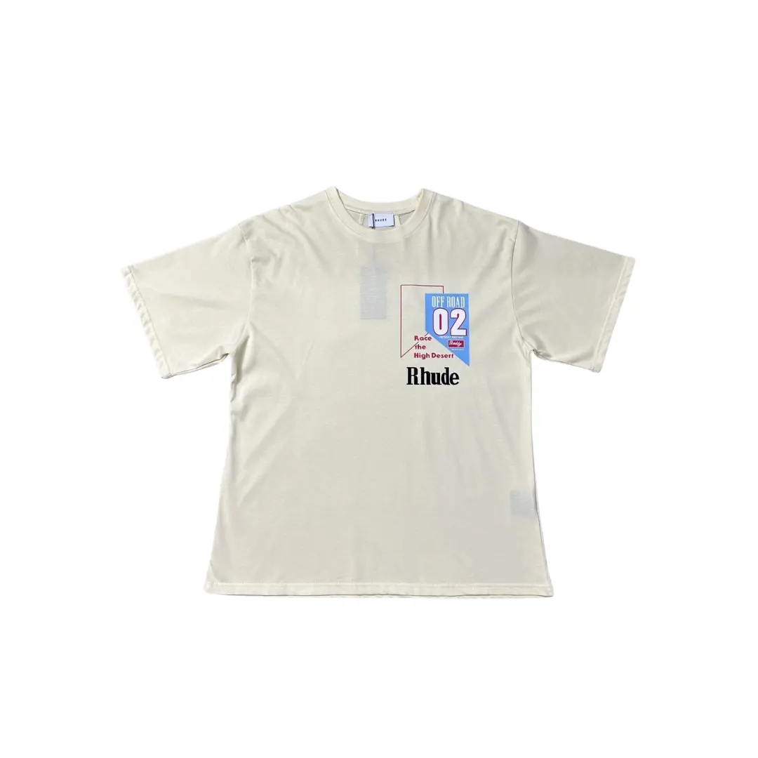Deluxeside-2026-02-05T164731.490 Rhude T Shirt Off White Off Road 02 Cotton Jersey - Image 1