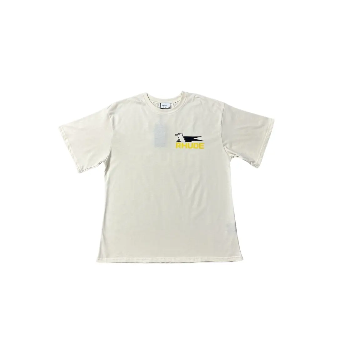 Deluxeside-2026-02-05T165434.026 Rhude T Shirt Off White Logo Cotton Jersey - Image 1