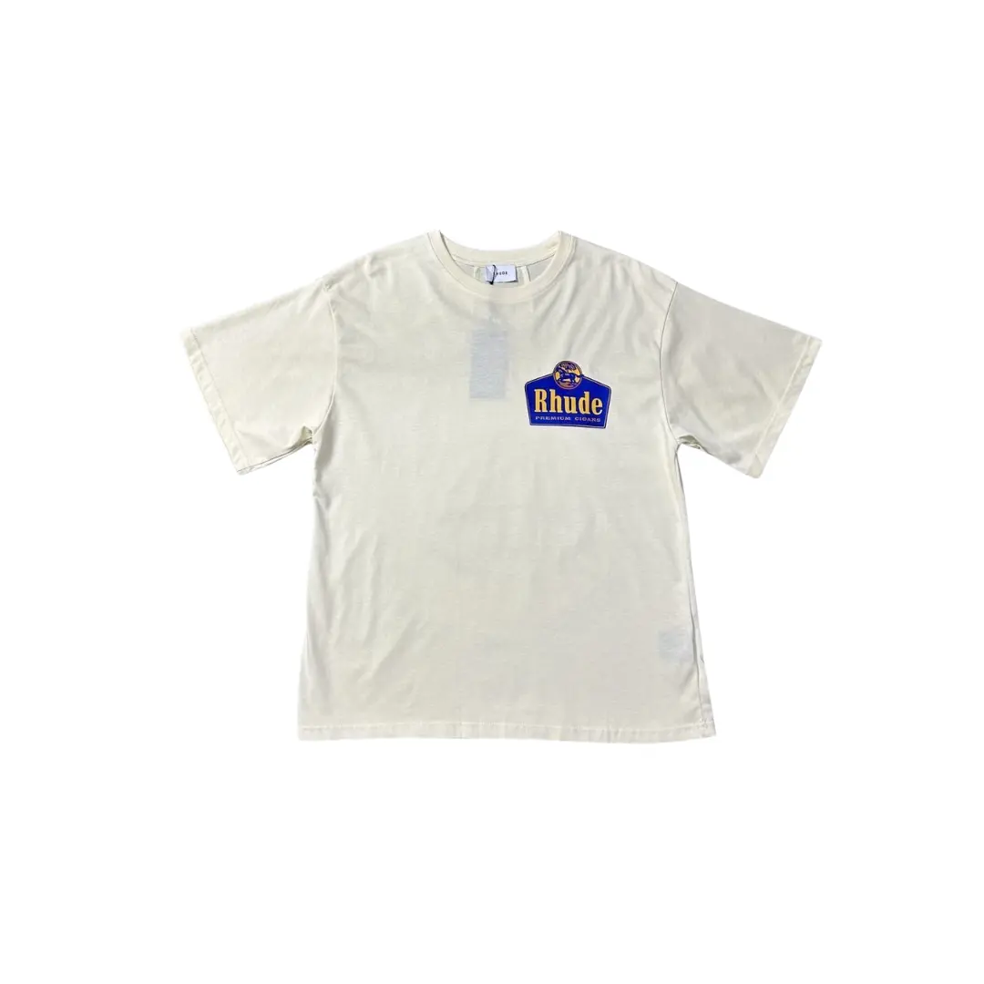 Deluxeside-2026-02-05T174004.115 Rhude T Shirt Off White With Blue Logo Monogram - Image 1