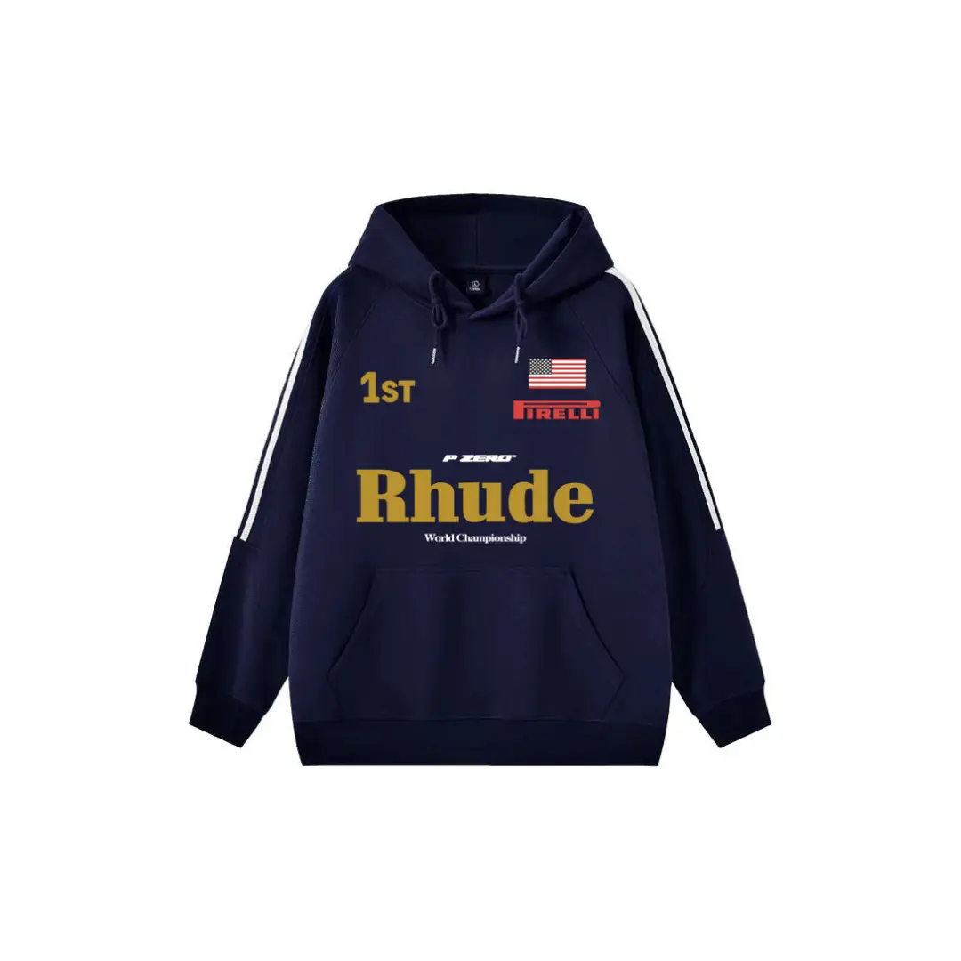 Deluxeside-2026-02-07T114208.147 Rhude Hoodie Navy Blue With Design Print - Image 1