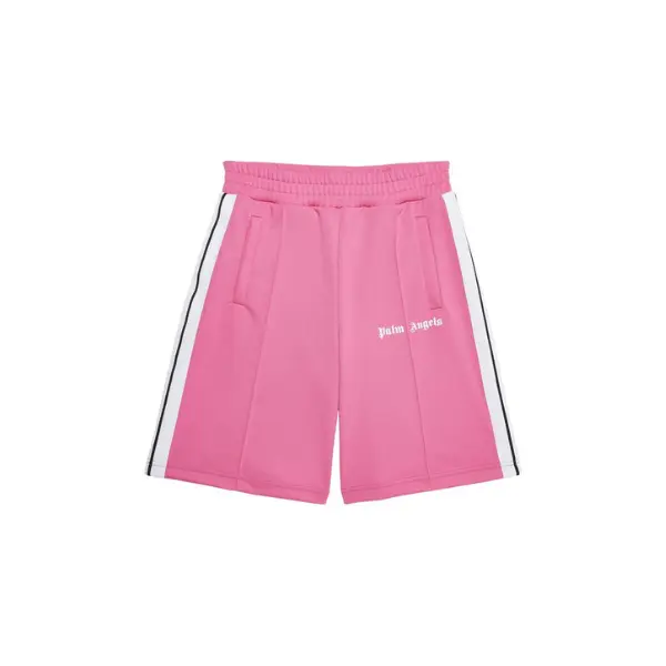 Deluxeside-6 Palm Angels Classic Track Shorts ‘Fuchsia/White’ - Image 1