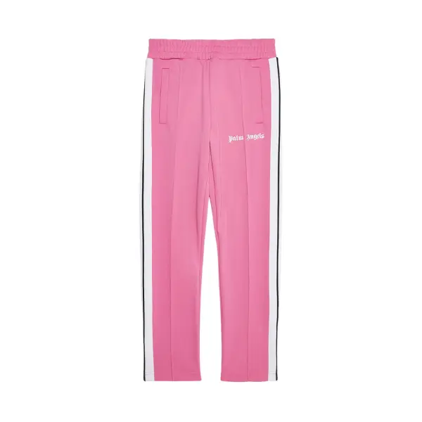 Deluxeside-7 Palm Angels Slim Track Pants ‘Fuchsia/White’ - Image 1