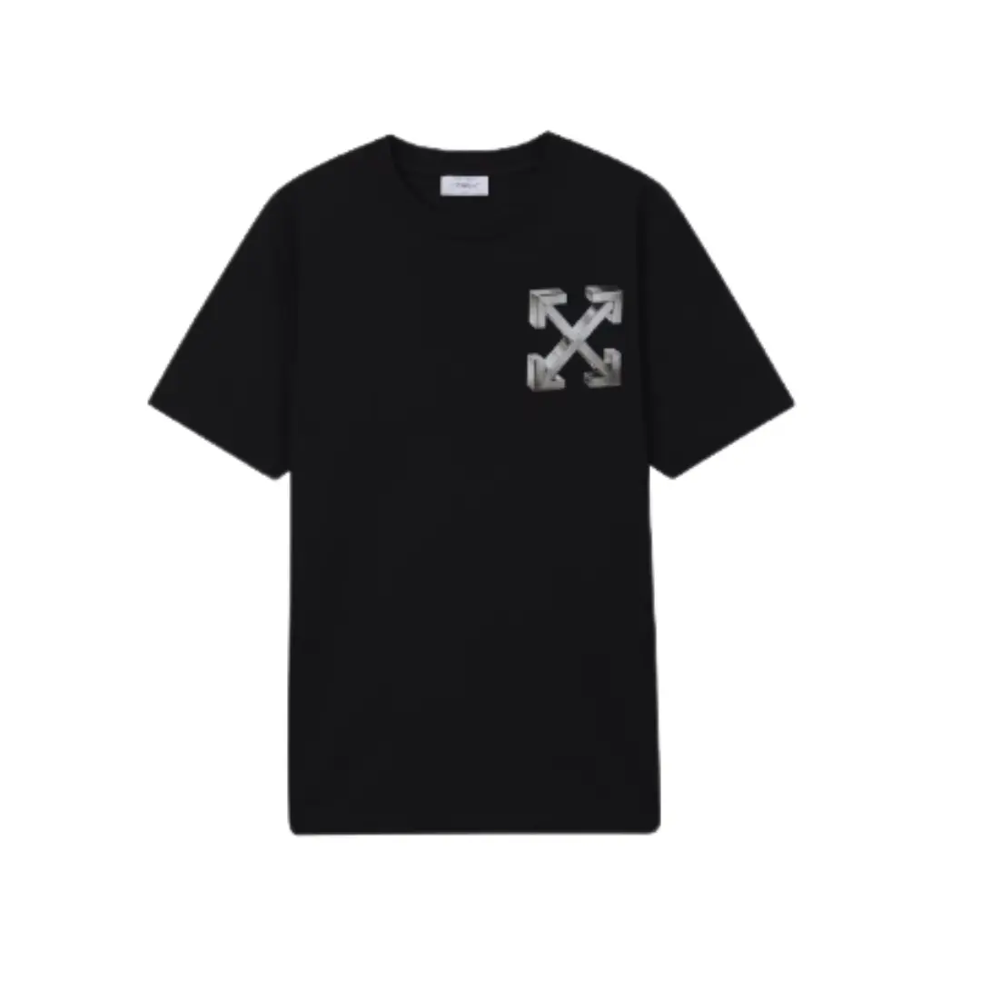 Deluxeside-94-1 Palm Angels Slim Fit T-Shirt Black - Image 1