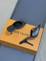 LV Frame Mules Black - Image 2