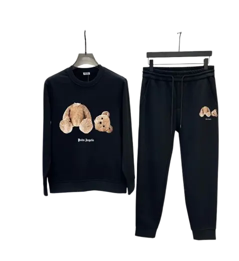 Palm_Angels_M-5XL_kdtn01__10__3582222-removebg-preview Palm Angels Teddy Bear-Print Cotton Tracksuit Black - Image 1