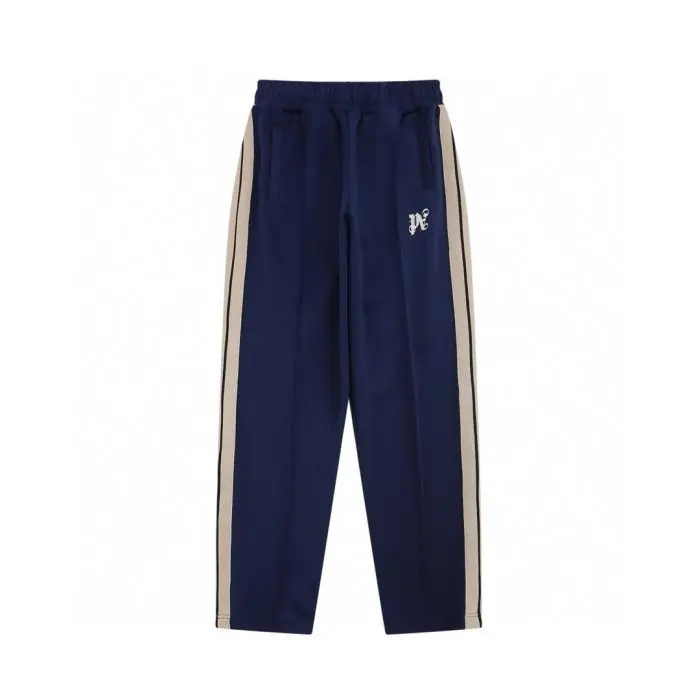 TRJT1124-1-700x700-1 Palm Angels Track Pant Navy Blue - Image 1