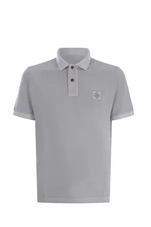 Thumbs_MAC-stoneisland-2SC67V0041 Stone Island Polo Shirt Grey - Image 1