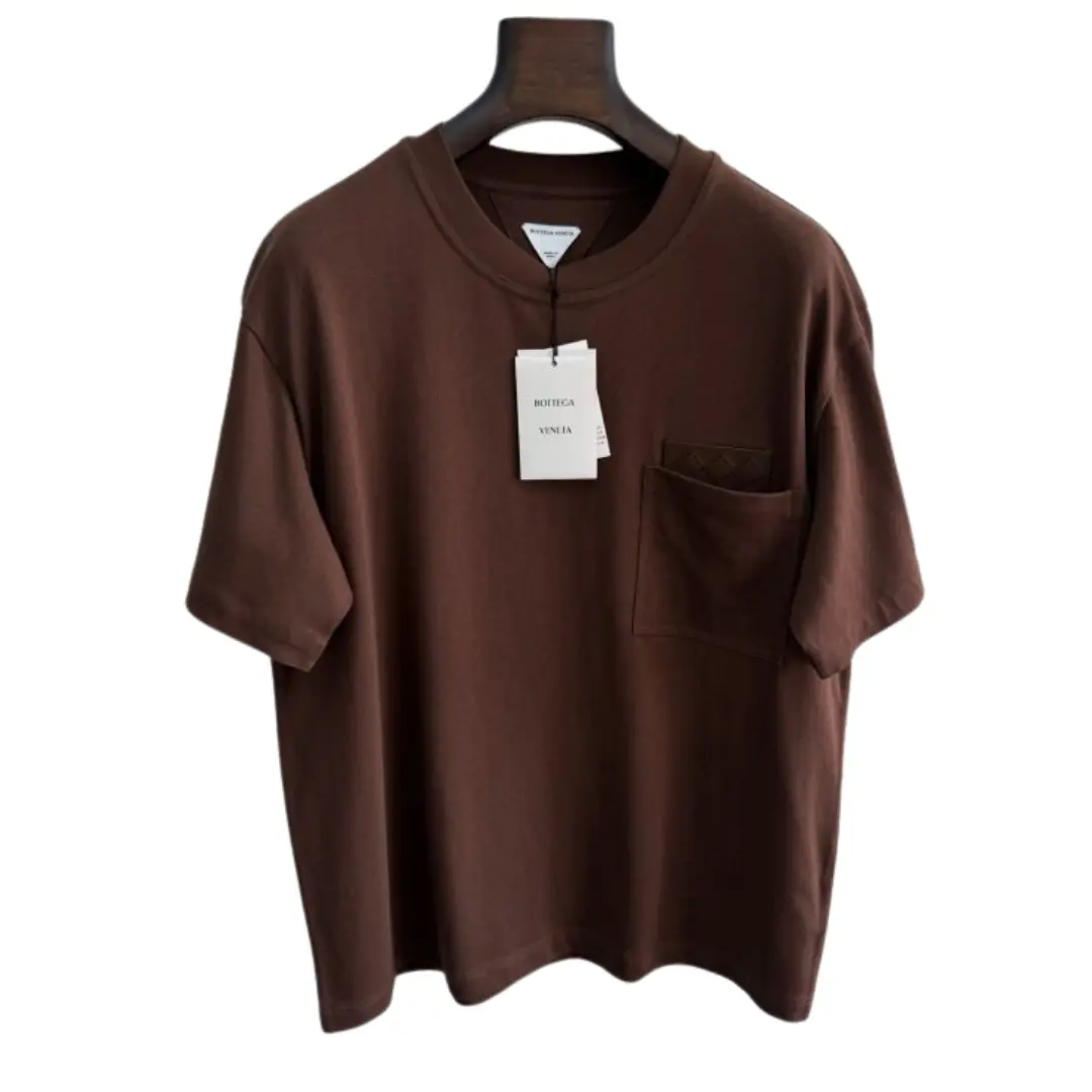dd-2026-03-26T160125.292 Bottega Veneta T-Shirt Brown Chest Pocket - Image 1