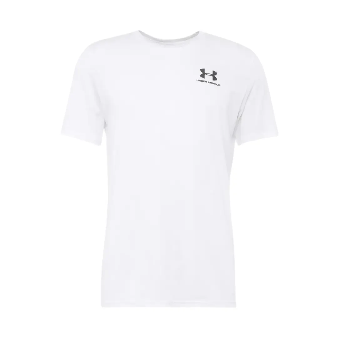 dd-23-2 Under Armour SPORTSTYLE T Shirt Basic White/Black - Image 1
