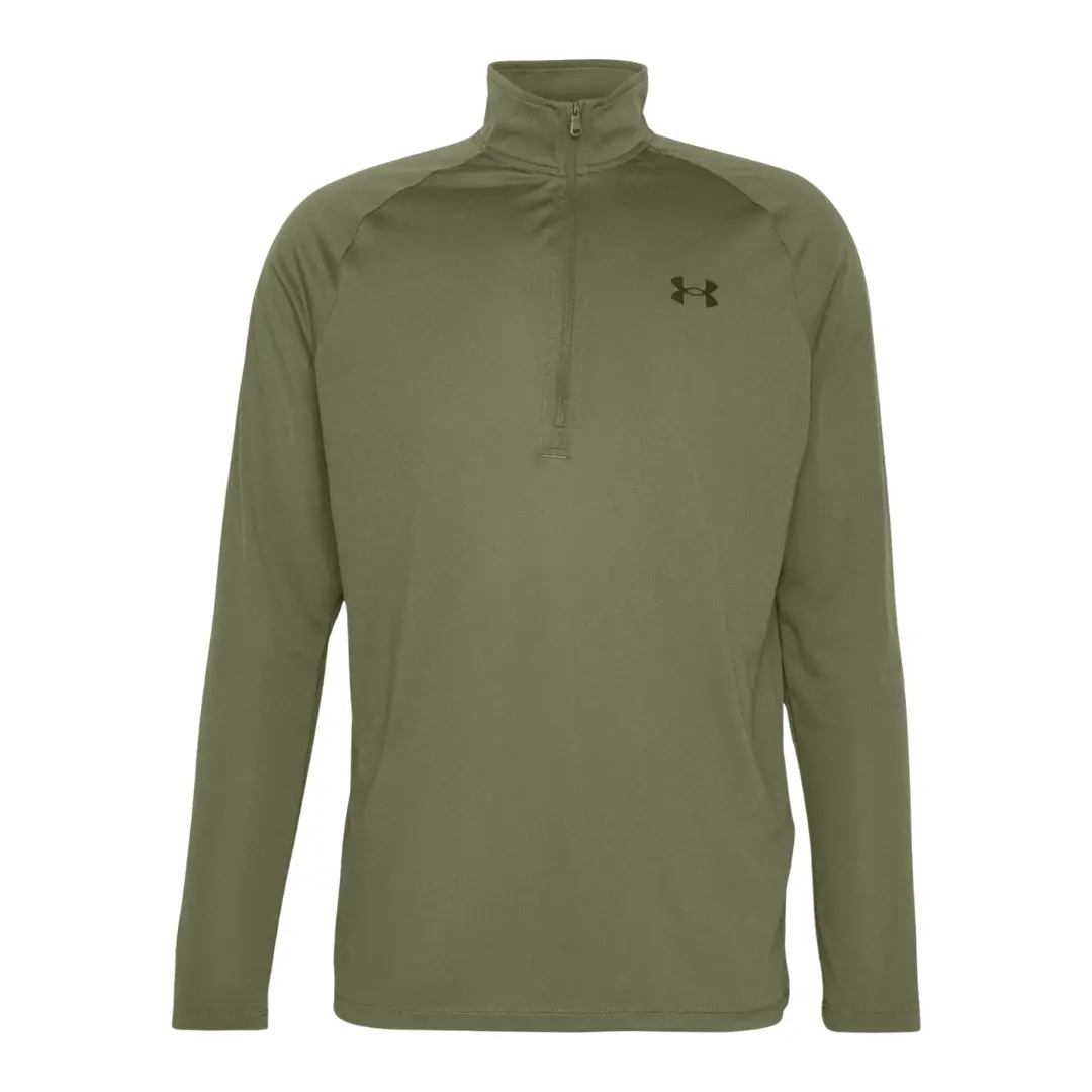 dd-39 Under Armour TECH Langarmshirt Marine Green - Image 1