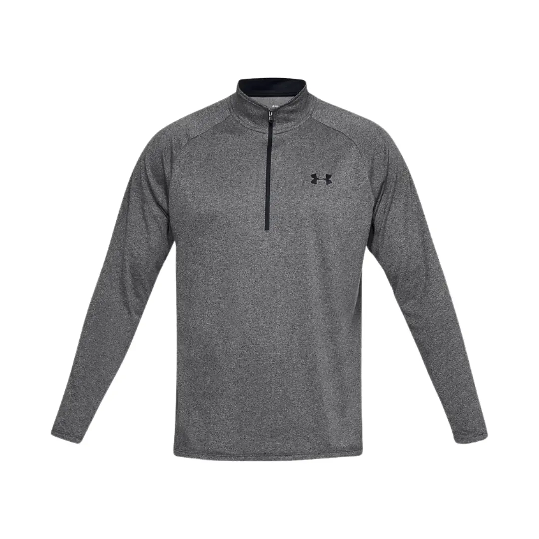 dd-69 Under Armour TECH Langarmshirt Dunkelgrau - Image 1