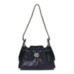 Chanel 25 Hobo Ruthenium Black Bag