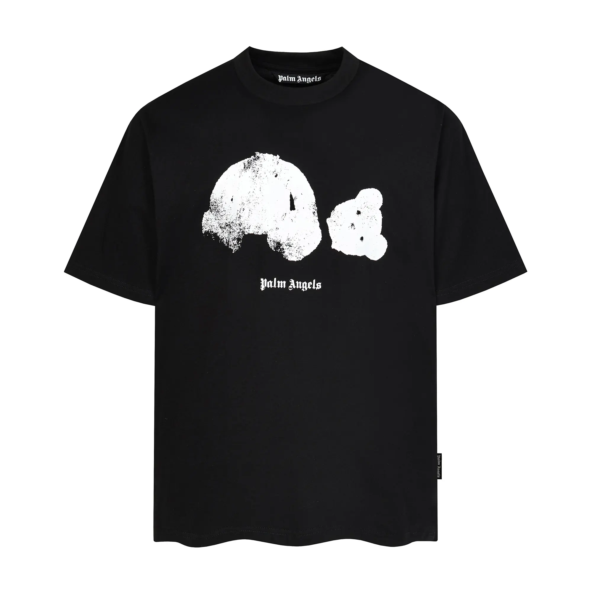 f30d981d Palm Angels Spray Broken Bear T Shirt Black - Image 1