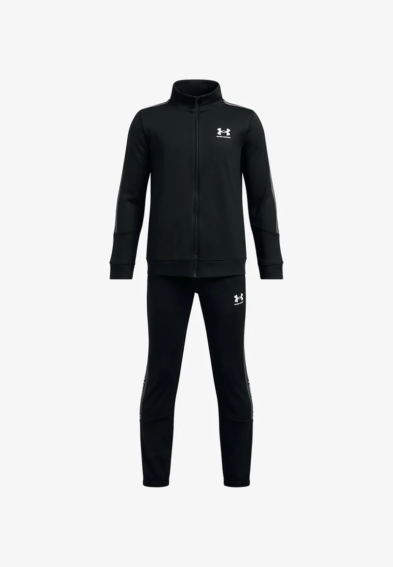 f726b204562e4c8e83e19bd8a7ada0a4 Under Armour ICON KNIT Tracksuit Black - Image 1
