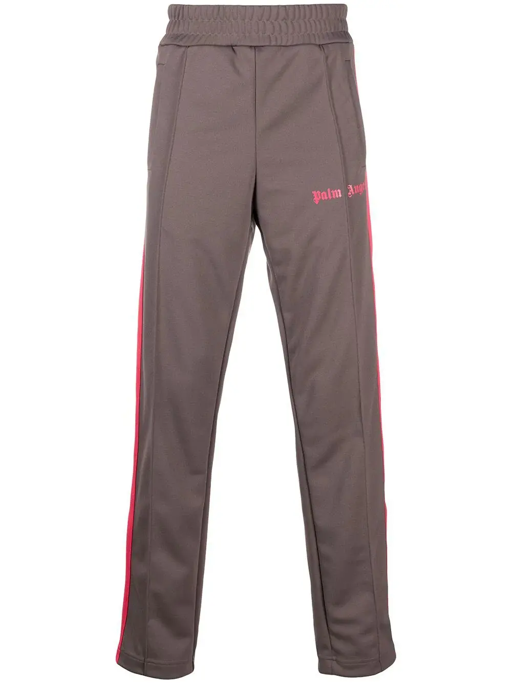 grey-and-pink Palm Angels Side Stripe Track Pants Brown - Image 1