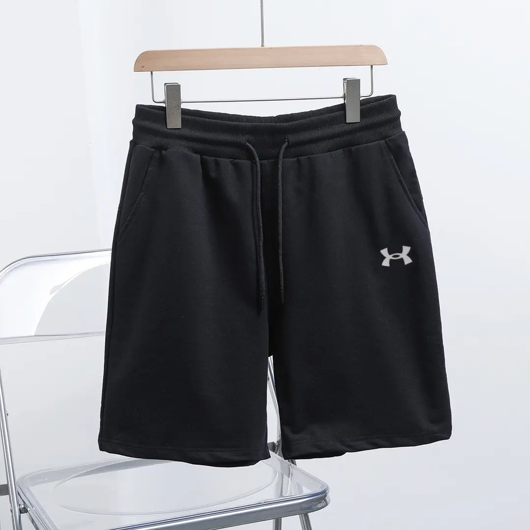 i1712054218_7297_1 Under Armour Boys Rival Fleece Logo Shorts Black - Image 1