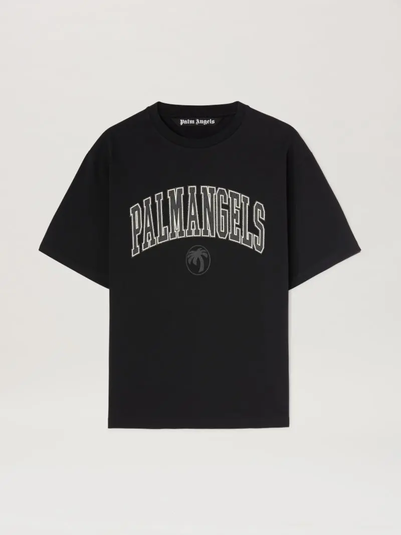 palm-angels-college-logo-t-shirt_25369632_57156516_800 Palm Angels College Logo T-Shirt BLACK - Image 1