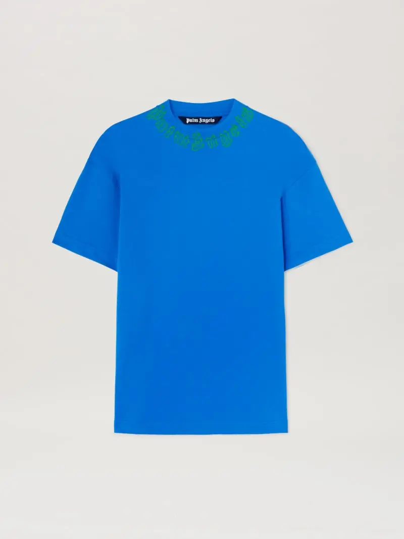 palm-angels-flame-logo-t-shirt_25369639_56271263_800 Palm Angels Flame Logo T-shirt BLUE – GREEN - Image 1
