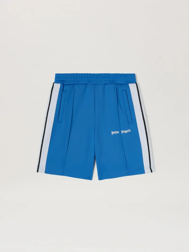 palm-angels-kids-logo-print-track-shorts_19341865_42606000_800 Palm Angels Logo-Print Track Shorts LIGHT BLUE WHITE - Image 1