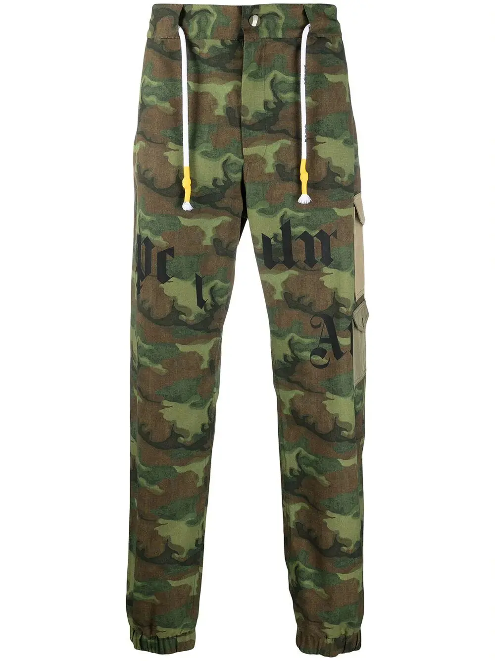 pantalones-tipo-cargo-con-motivo-militar Palm Angels Camouflage-Print Cargo Trousers - Image 1