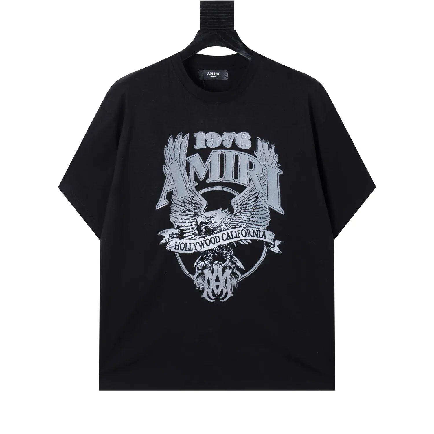 0783a3de AMIRI Vintage Eagle Oversized Cotton T Shirt Black - Image 1