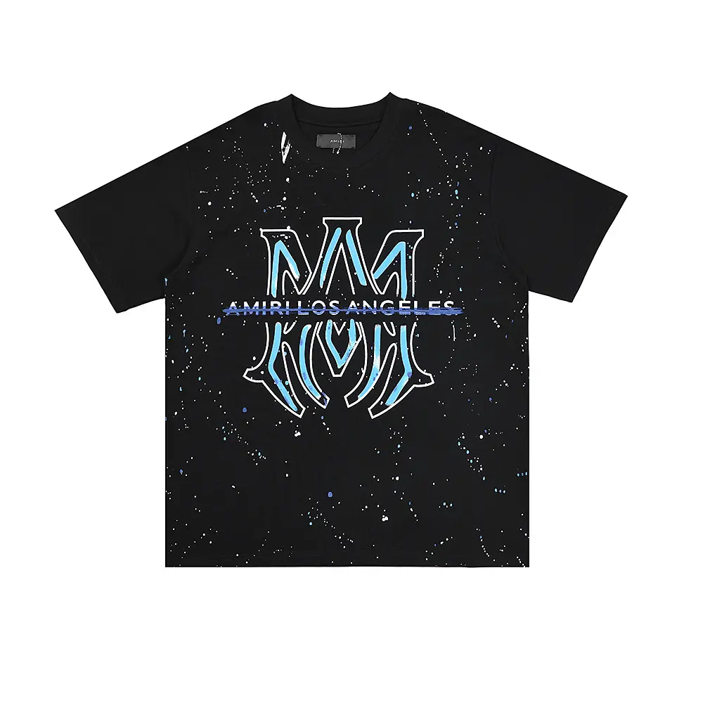 2197d572 Amiri Black T Shirt Los Angels - Image 1