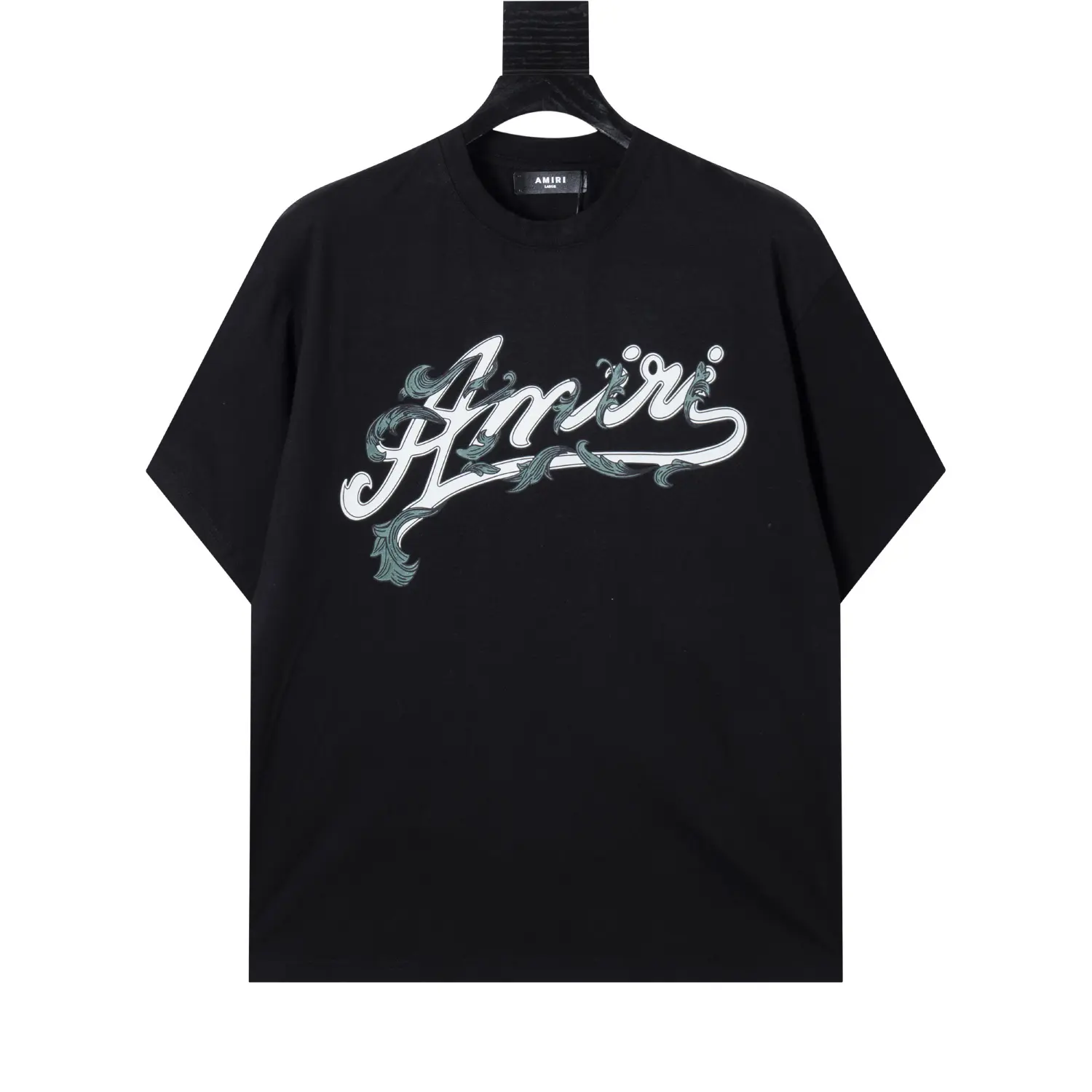 3e3ffcf6 AMIRI Vintage Filigree Cotton T Shirt Black - Image 1