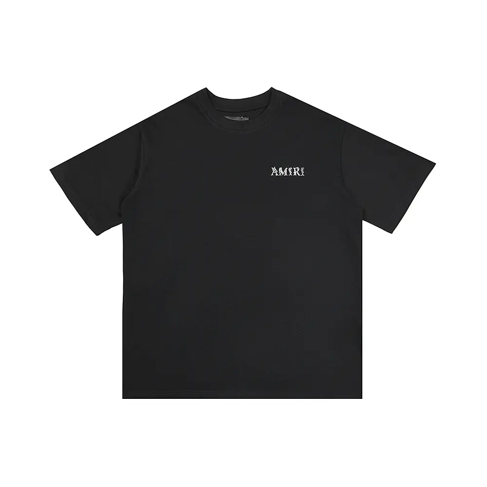 45ae1cad Amiri Black T Shirt with Logo - Image 1