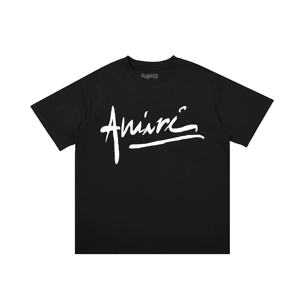 84135bc9 Amiri Black T Shirt with Signature Logo - Image 1