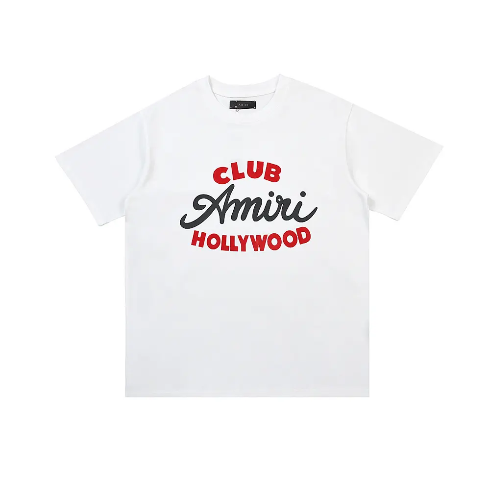 9143d8ea Amiri White T Shirt Hollywood Club Monogram - Image 1