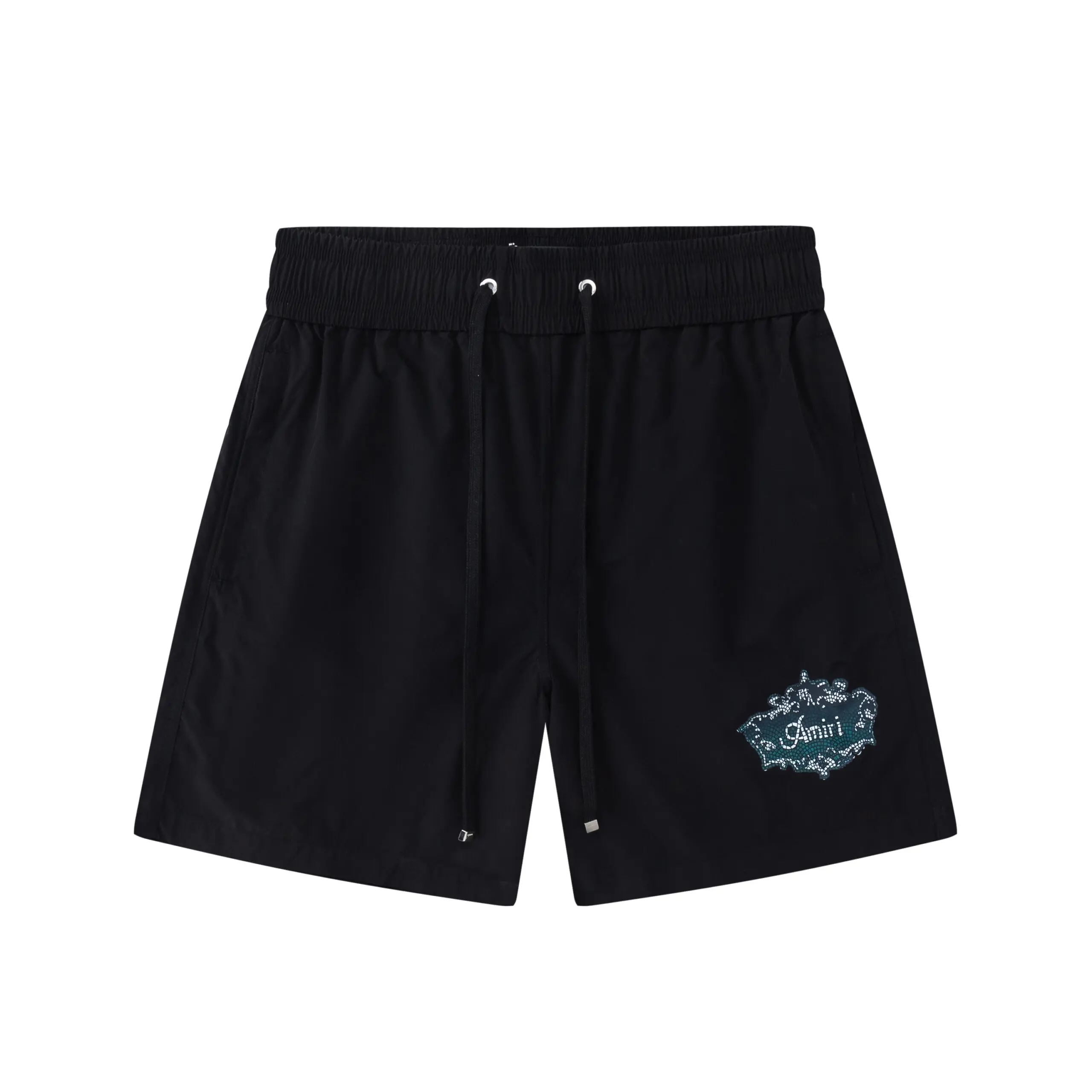9275cb38-scaled Amiri Black Logo Shorts - Image 1