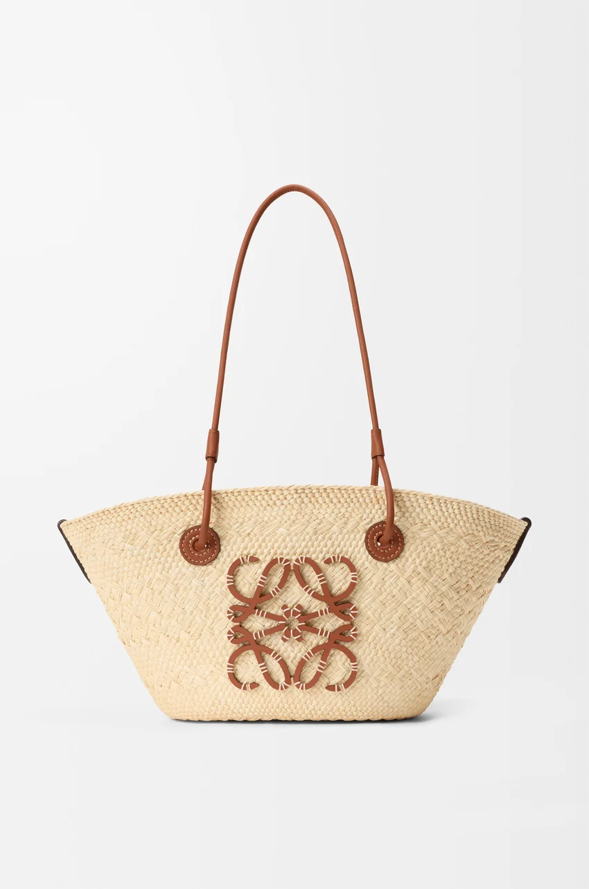 AABKP65X04_2435_1F Loewe Paula's Ibiza Anagram Basket Bag - Image 1
