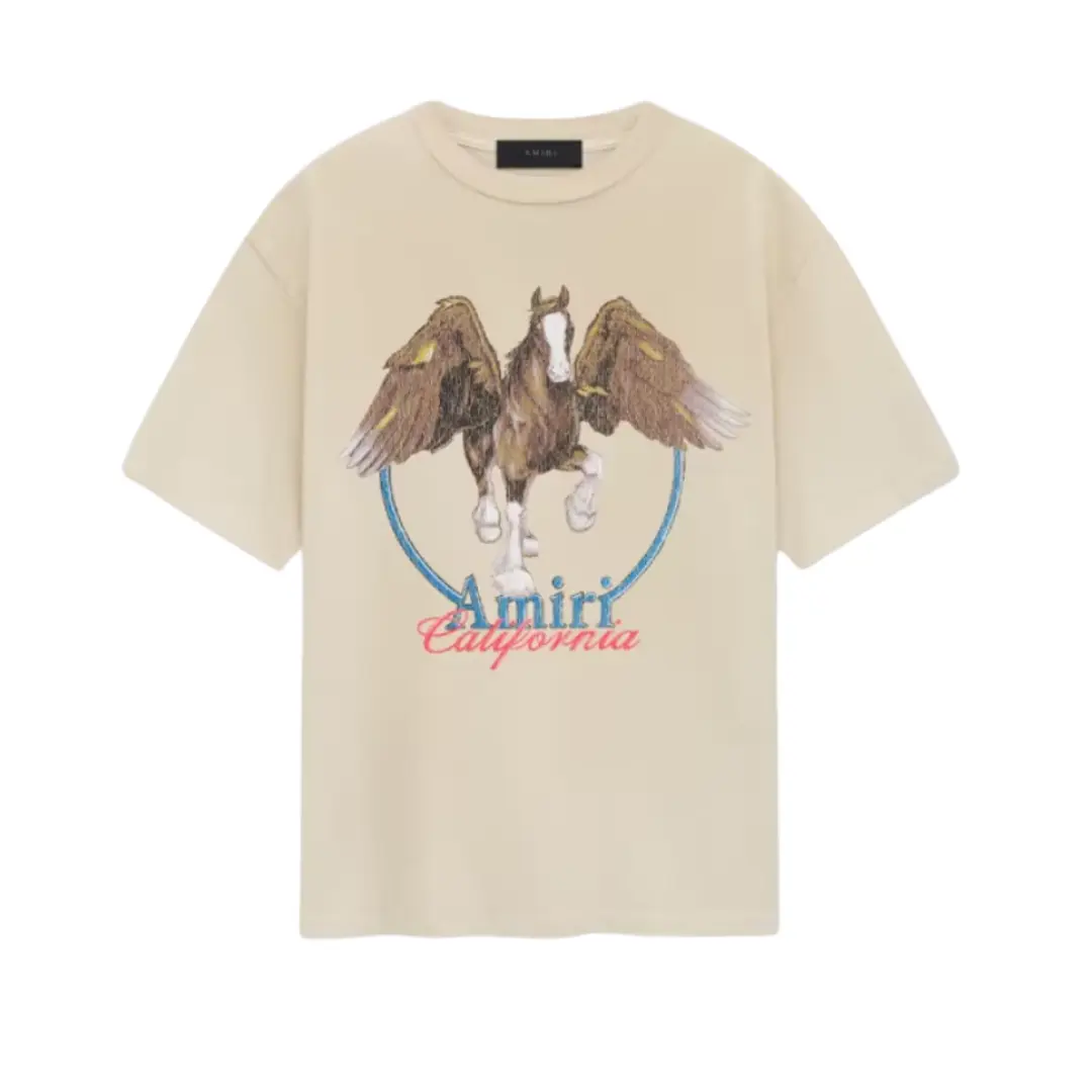 Deluxeside-2026-04-20T162022.003 AMIRI Vintage Wash Pegasus T Shirt Alabaster - Image 1