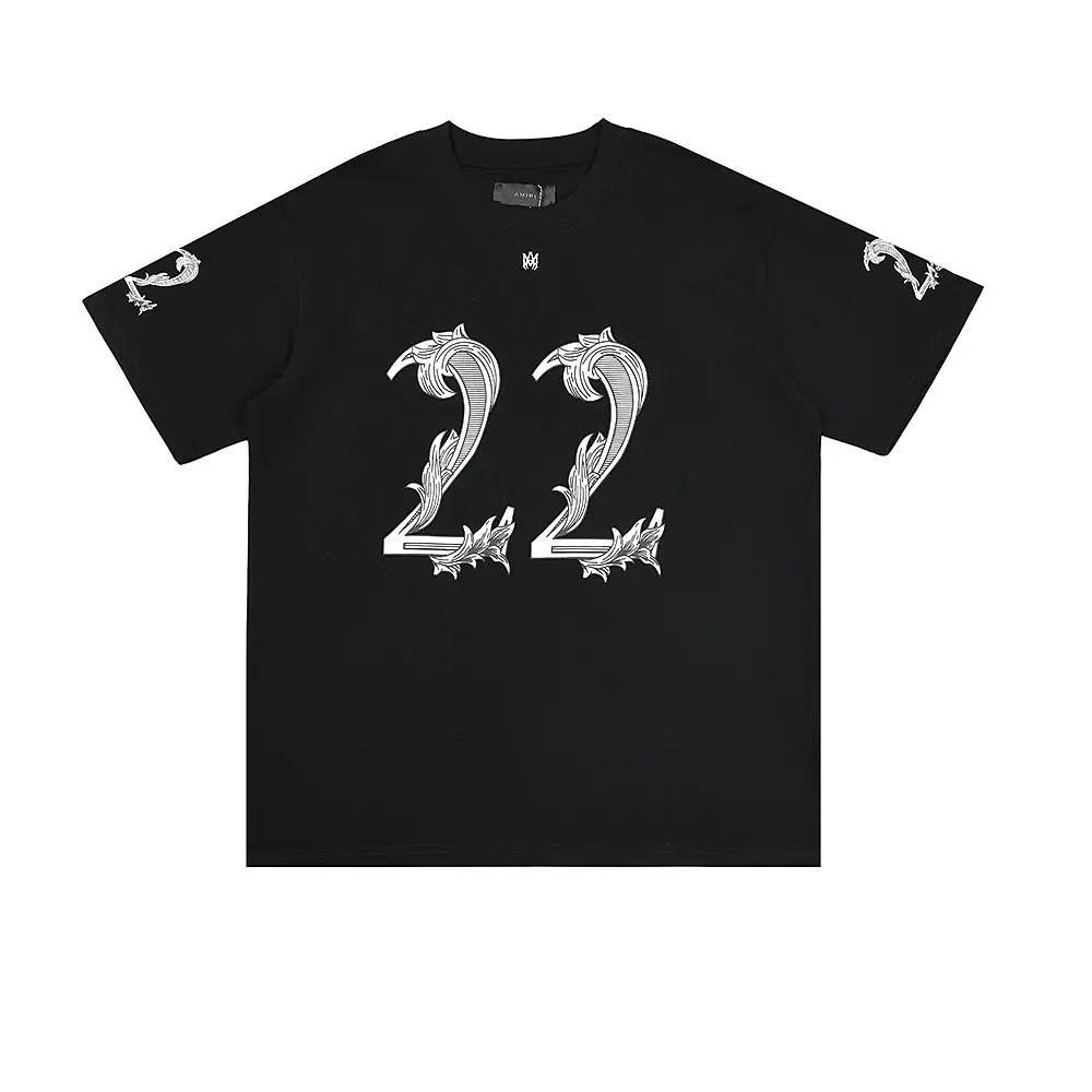 c68e9907 Amiri Black T Shirt 22 Monogram - Image 1