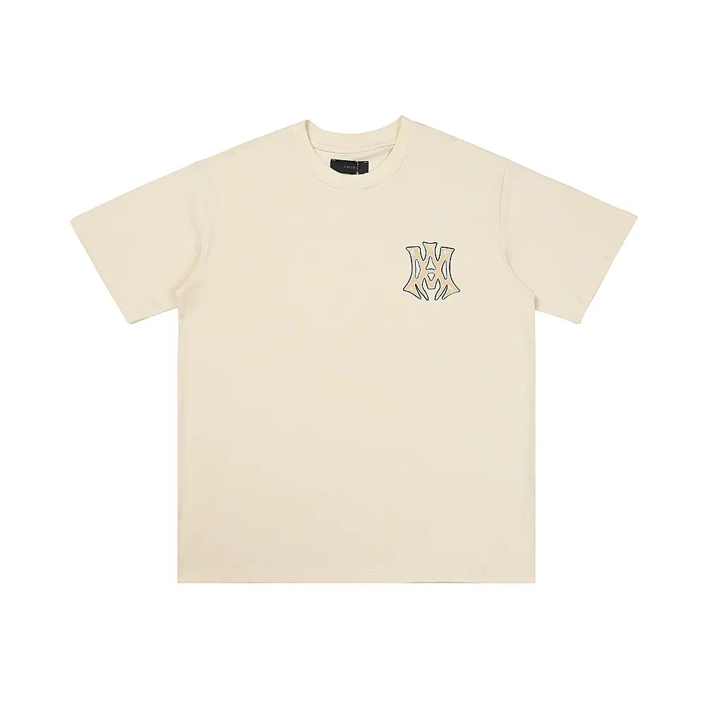 d8aab2ba Amiri Cream T Shirt Logo - Image 1