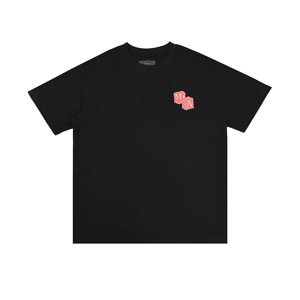 e581ee65 Amiri Black T Shirt Dice Logo Print - Image 1