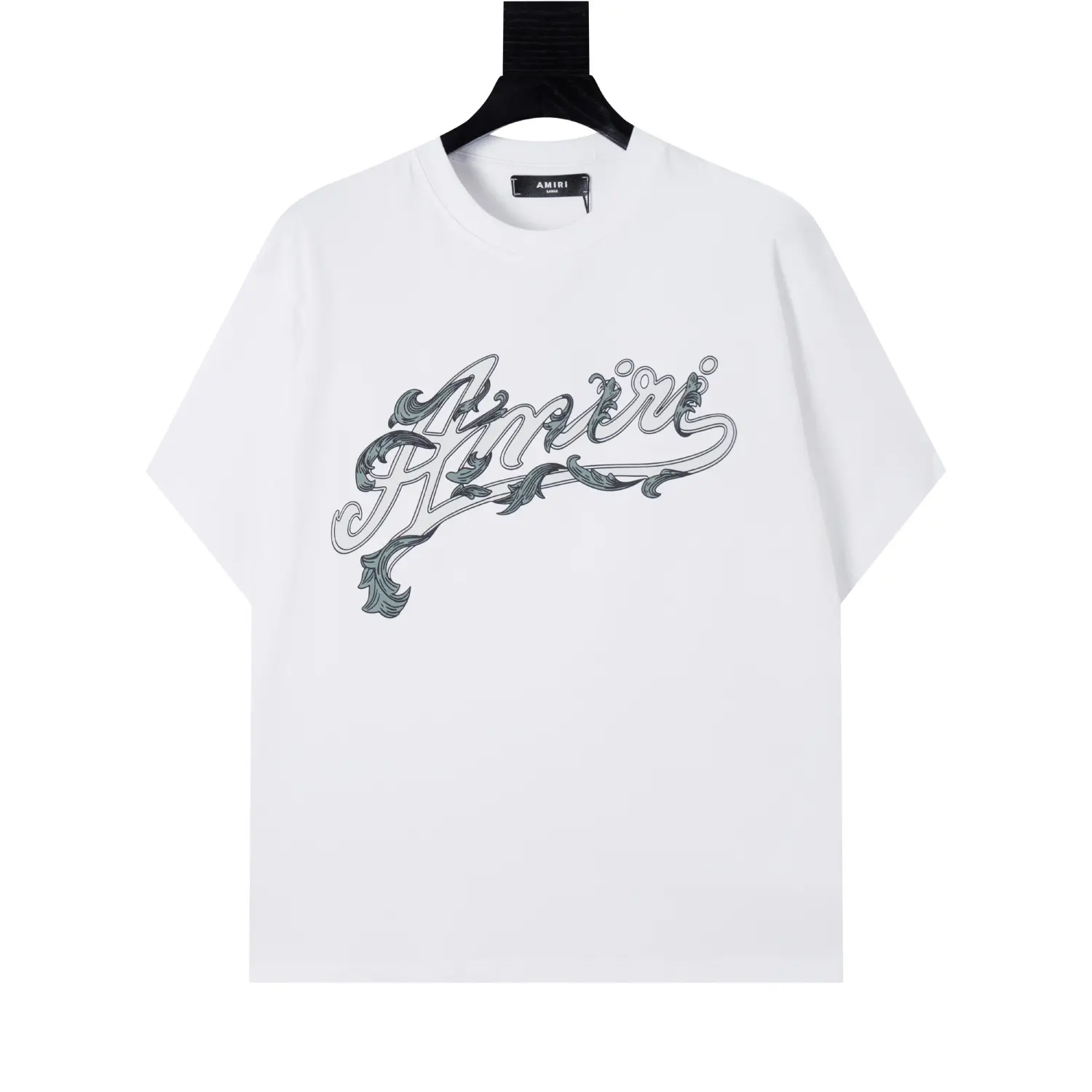 ef60f2c6 AMIRI Vintage Filigree Cotton T Shirt White - Image 1