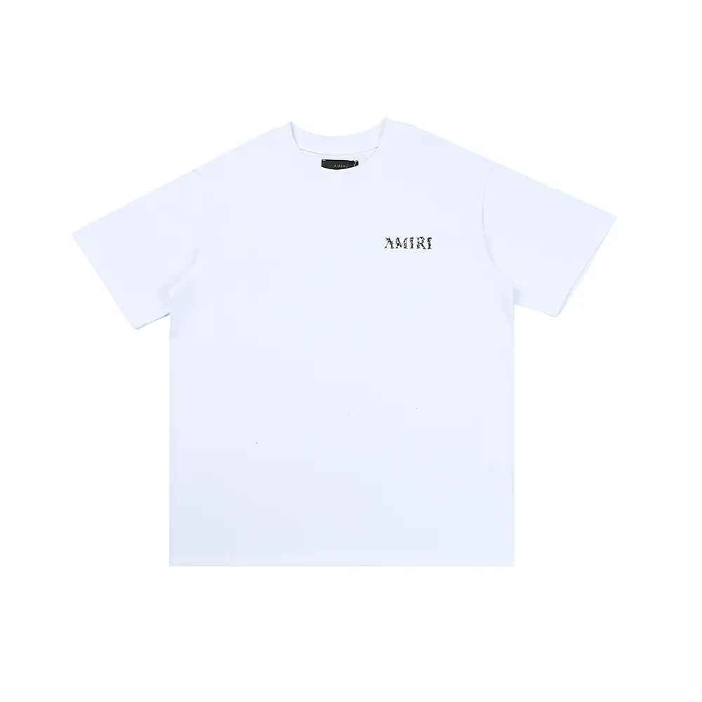 f151409f Amiri White T Shirt with Logo - Image 1
